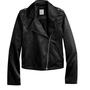 LC velvet moto jacket